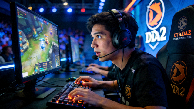 DOTA2国际邀请赛淘汰赛阶段选手对战特写